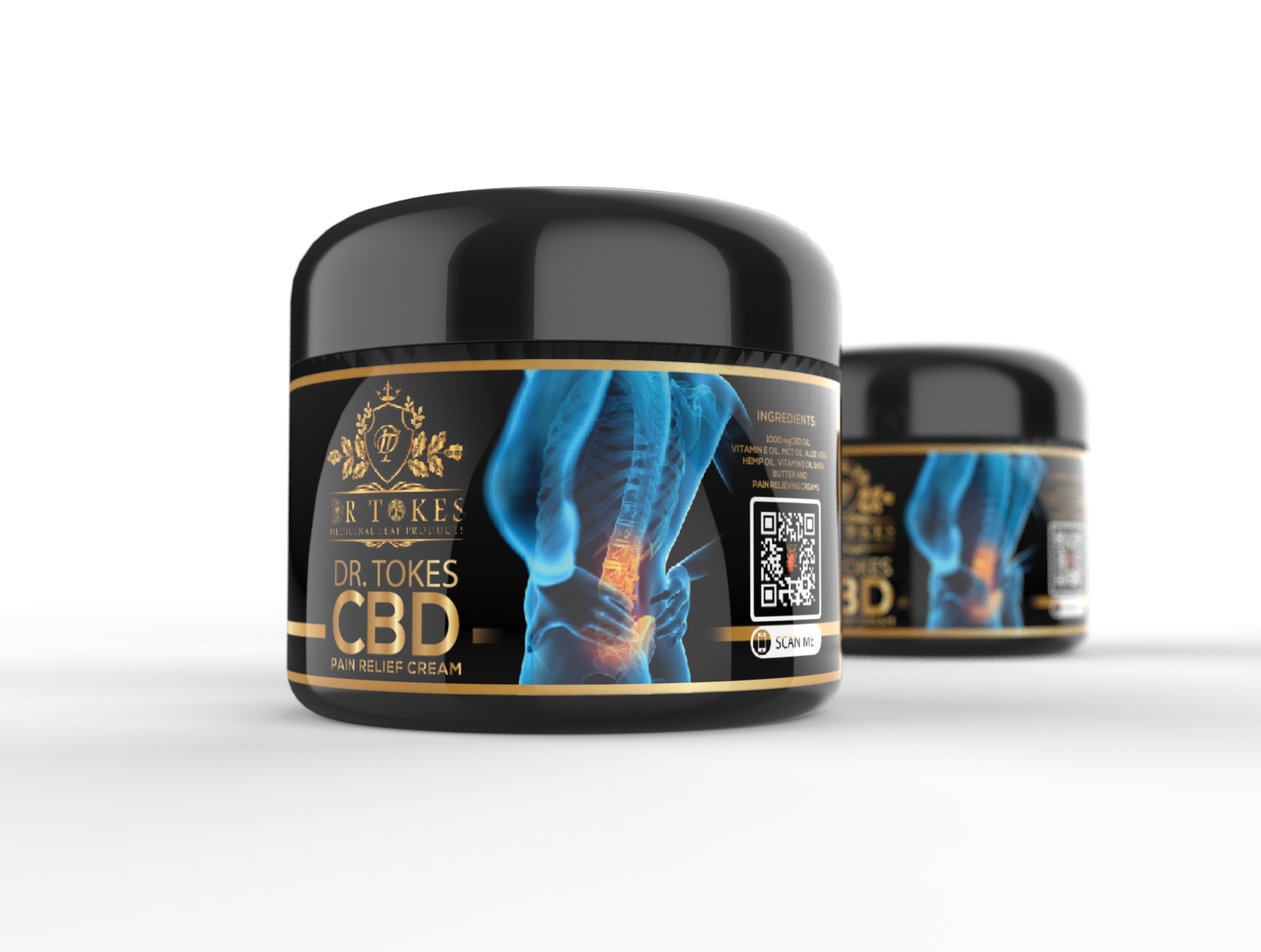 DR. TOKES CBD PAIN RELIEF CREAM IS MADE WITH 1000 MG CHARLOTTE’S WEB